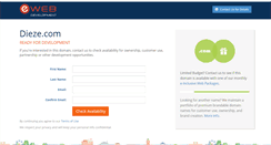 Desktop Screenshot of dieze.com